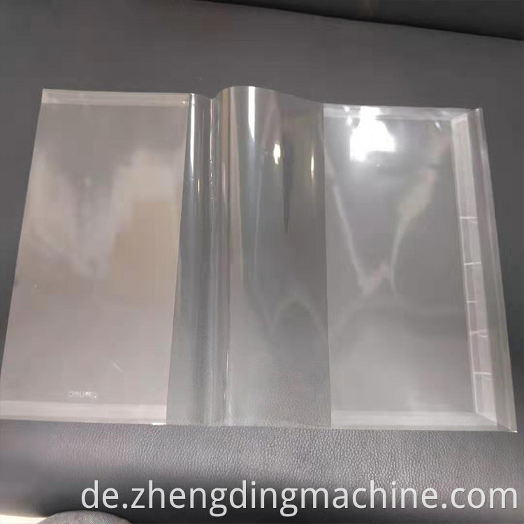 sample of heat sealing book cover making machine